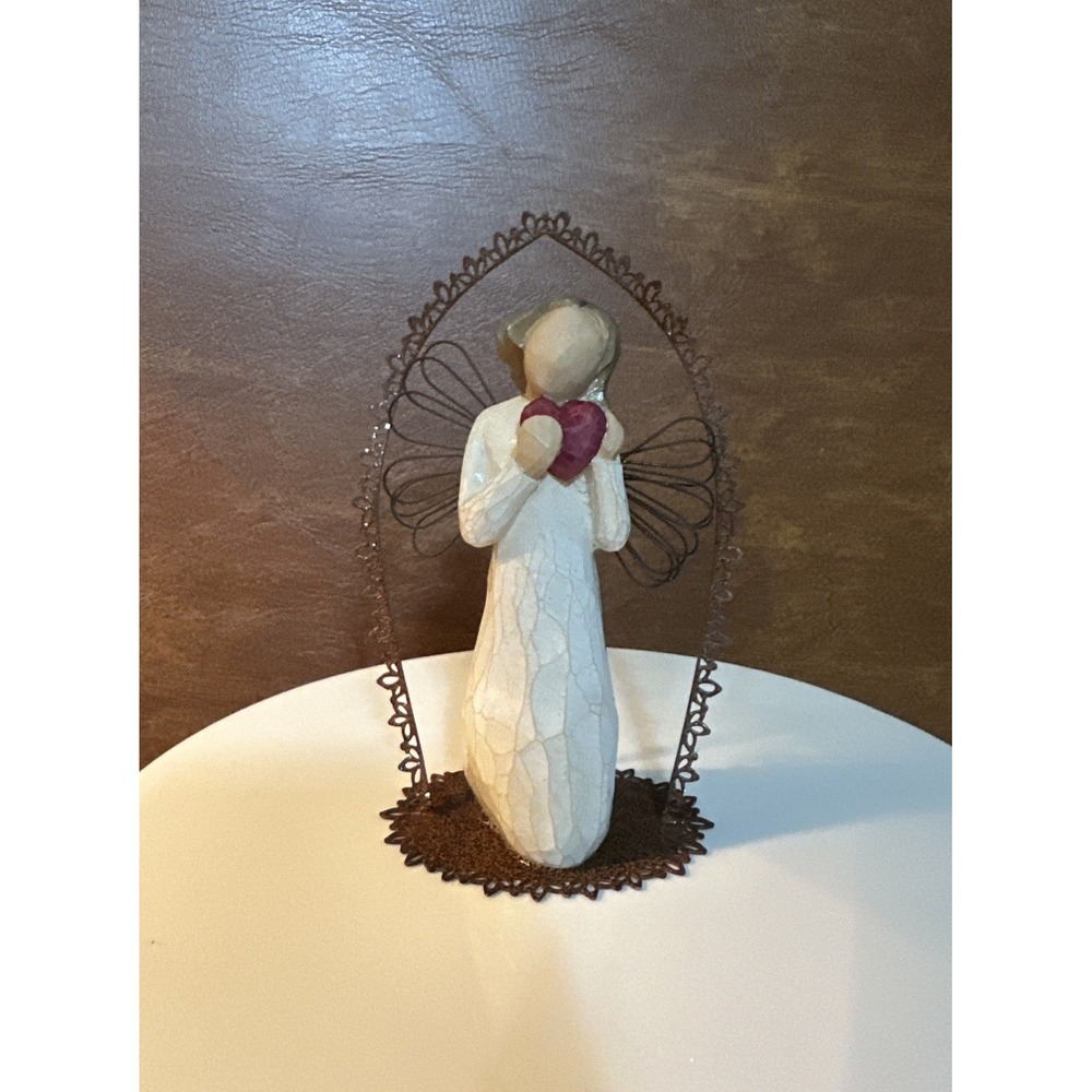 Willow Tree ANGEL OF THE HEART Trellis ornament Demdaco Ornament Or Stand Alone